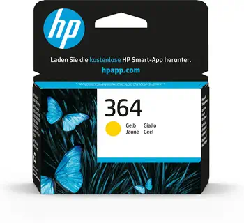 Avis HP 364 cartouche d'encre jaune authentique