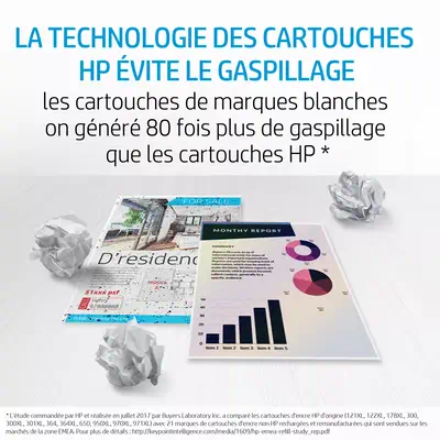 364XL cartouche d'encre jaune grande capacité authentique - HP - Cartouches d'encre - visuel 9