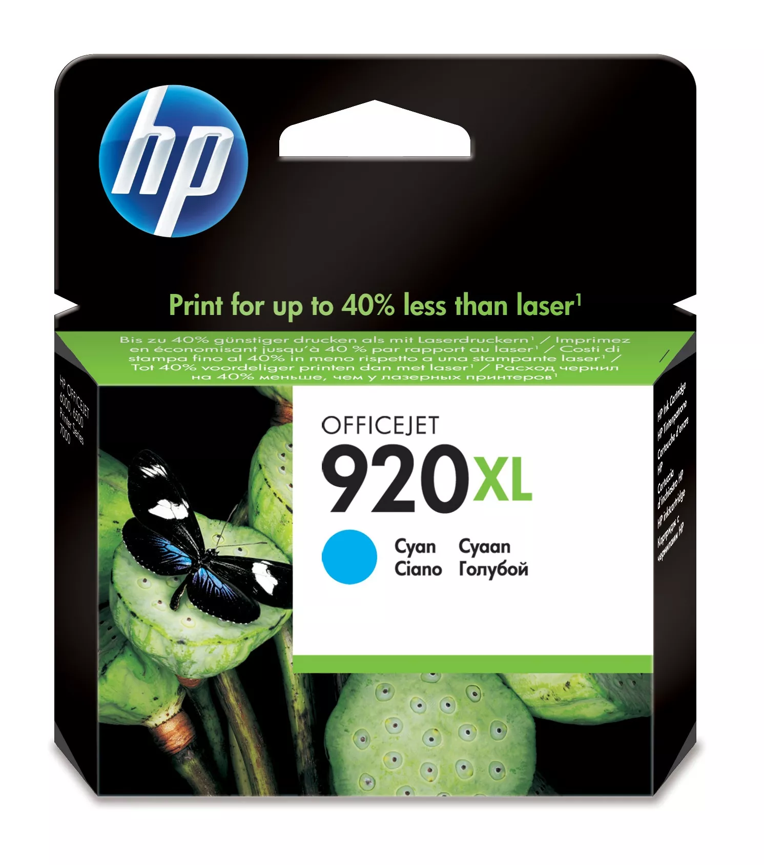 Vente HP 920XL original Ink cartridge CD972AE BGX cyan high au meilleur prix
