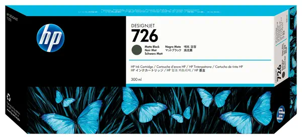 HP 726 cartouche d'encre DesignJet noir mat, 300 ml - Cartouches d'encre - visuel 3