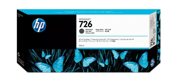 Achat HP 726 original Ink cartridge CH575A matte black standard sur hello RSE