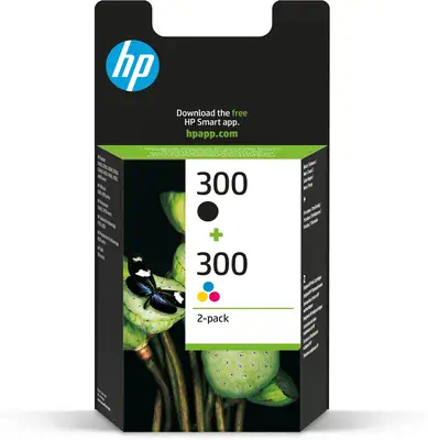 300 pack de 2 cartouches d'encre noir/trois couleurs authentiques - HP - Cartouches d'encre - visuel 9