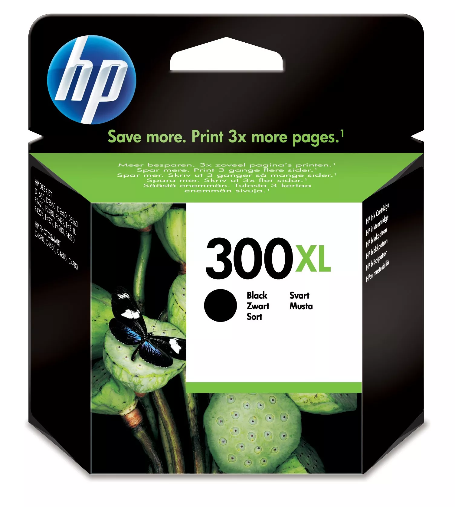 Revendeur officiel Cartouches d'encre HP 300XL original Ink cartridge CC641EE UUS black high