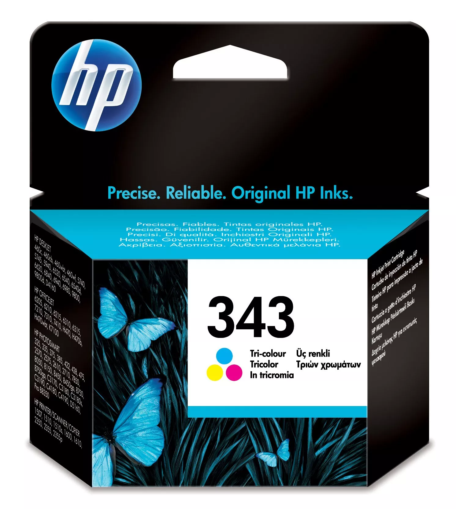 Revendeur officiel Cartouches d'encre HP 343 original Ink cartridge C8766EE UUS tri-colour standard