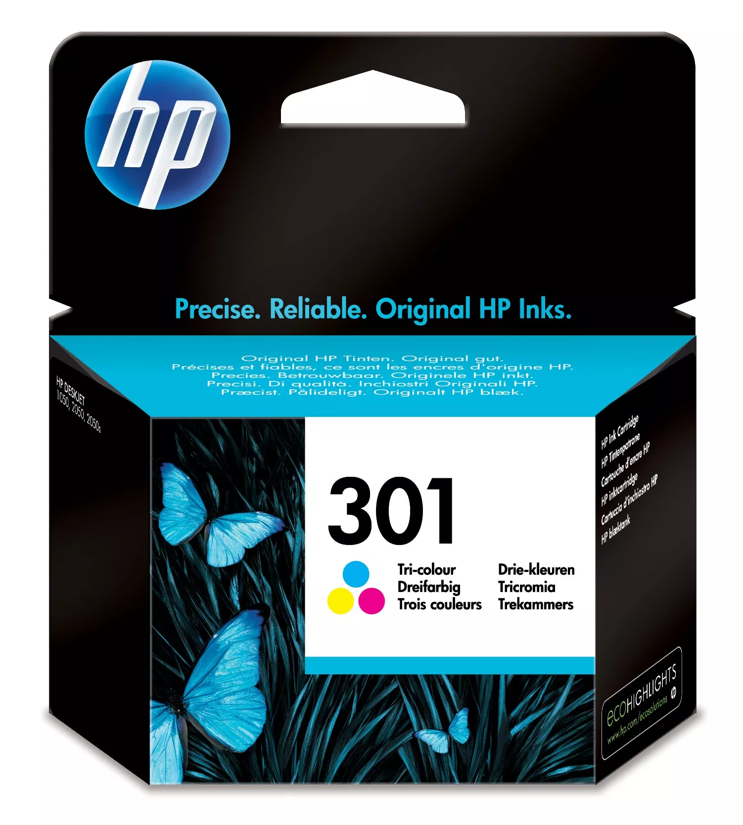 Revendeur officiel HP 301 original Ink cartridge CH562EE UUS tri-colour
