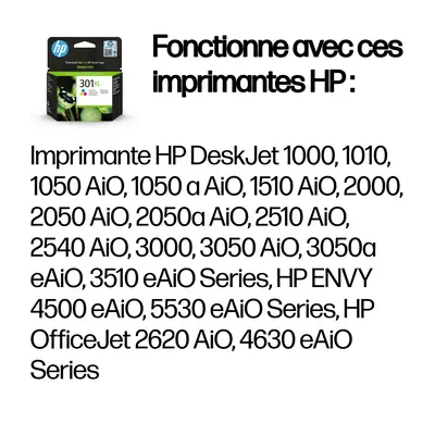 HP 301XL original Ink cartridge CH564EE UUS tri-colour high - Cartouches d'encre - visuel 2