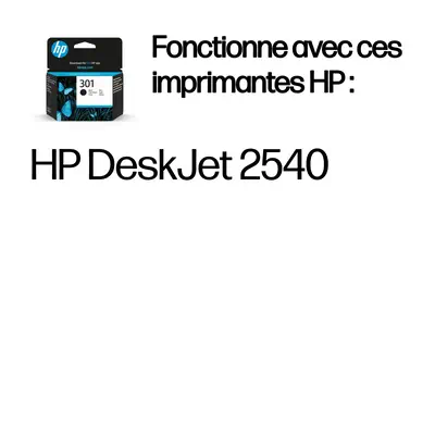 HP 301 cartouche d'encre noir authentique - Cartouches d'encre - visuel 1