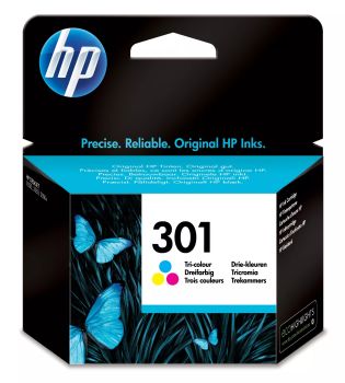 Vente HP 301 original Ink cartridge CH562EE 301 tri-colour standard au meilleur prix
