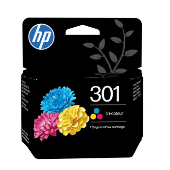 HP 301 cartouche d'encre trois couleurs authentique offre