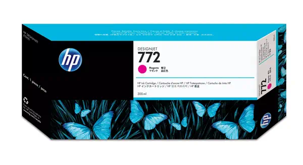 Revendeur officiel HP 772 original Ink cartridge CN629A magenta standard