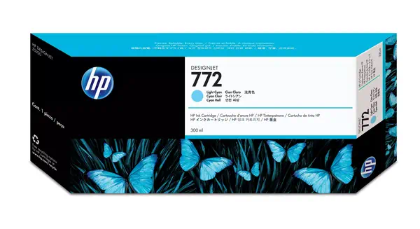 Achat HP 772 original Ink cartridge CN632A light cyan standard au meilleur prix