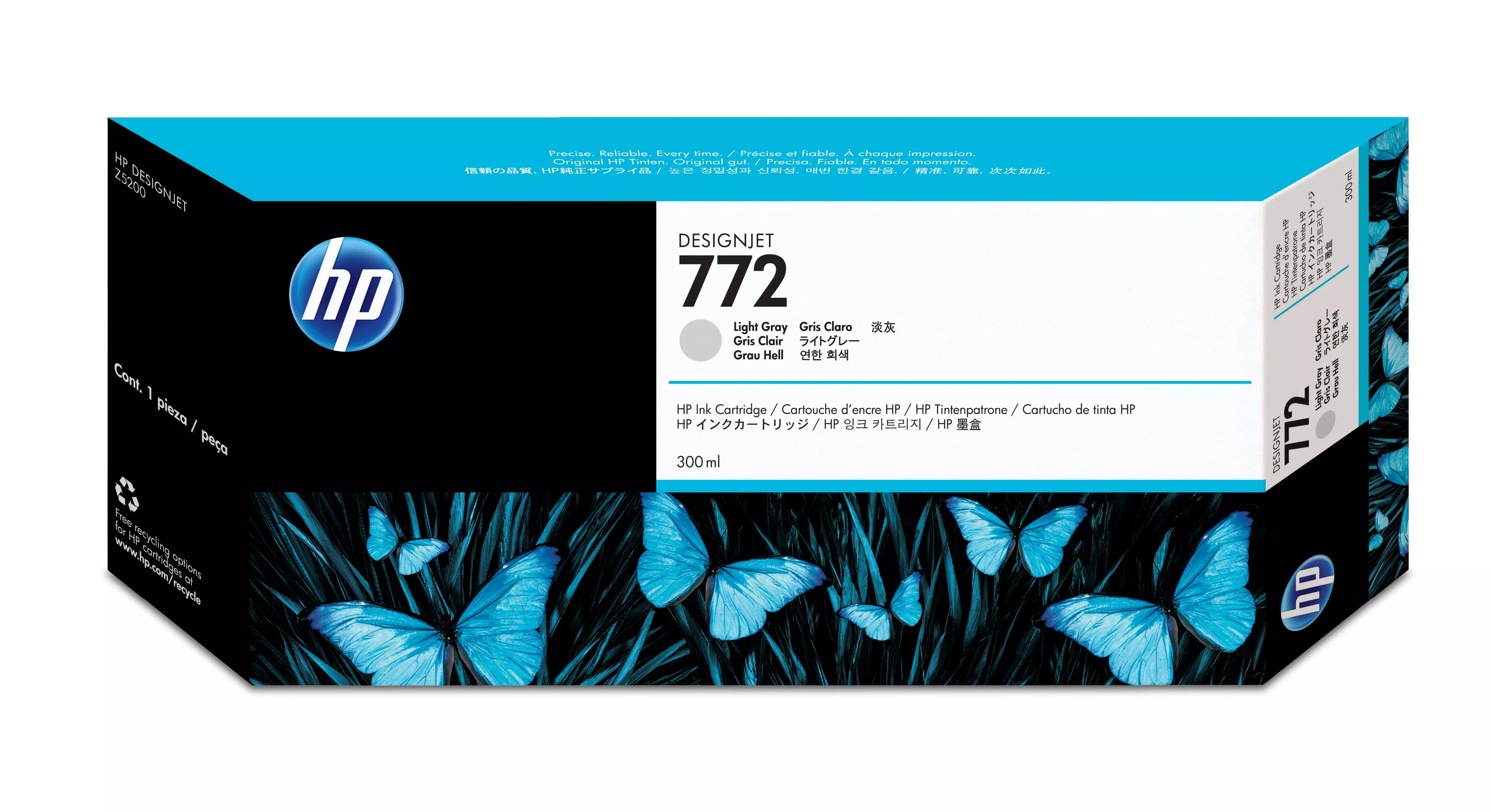 Revendeur officiel Autres consommables HP 772 original Ink cartridge CN634 light grey standard