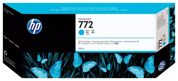 Achat HP 772 original Ink cartridge CN636A cyan standard capacity au meilleur prix