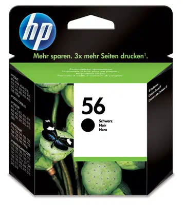 Revendeur officiel HP 56 original Ink cartridge C6656AE UUS black high capacity