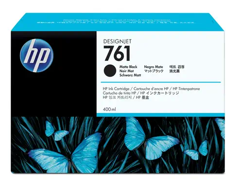 HP 761 cartouche d'encre DesignJet noir mat, 400 ml - Autres consommables - visuel 1