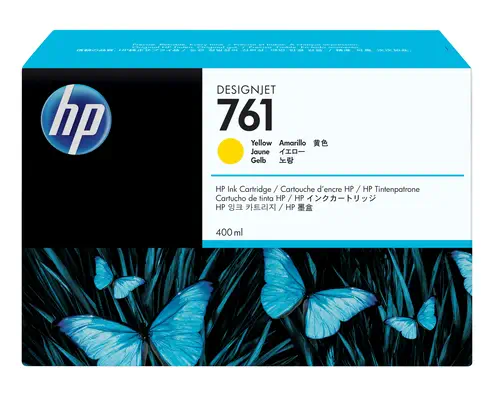HP 761 cartouche d'encre DesignJet jaune, 400 ml - Autres consommables - visuel 10
