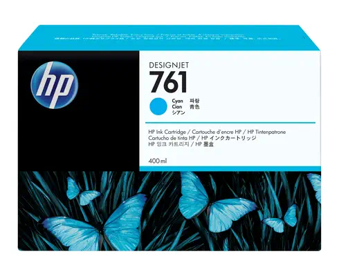 HP 761 cartouche d'encre DesignJet cyan, 400 ml - Autres consommables - visuel 10