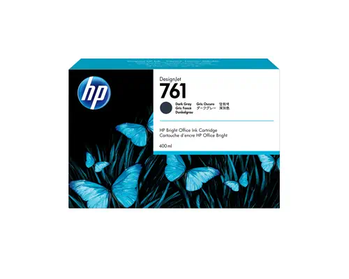 HP 761 cartouche d'encre DesignJet gris foncé, 400 ml - Autres consommables - visuel 1