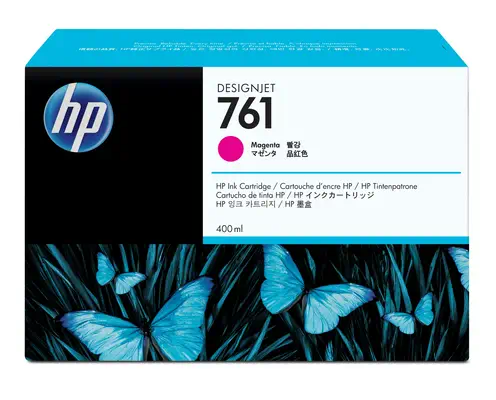HP 761 cartouche d'encre DesignJet magenta, 400 ml - Autres consommables - visuel 2