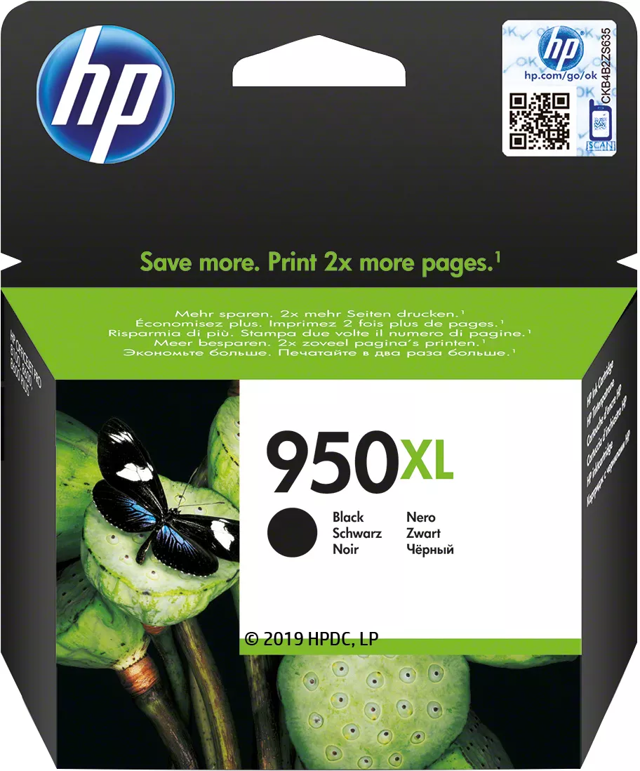 Achat HP 950XL original Ink cartridge CN045AE 301 black high - 0886111615278