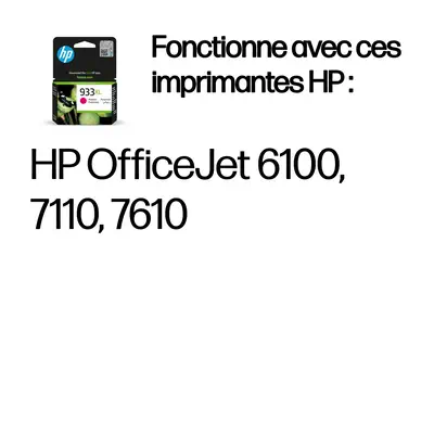 933XL cartouche d'encre magenta grande capacité authentique - HP - Cartouches d'encre - visuel 2
