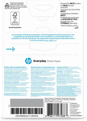 HP original Everyday Glossy photo paper white 200g/m2 - Papier - visuel 3