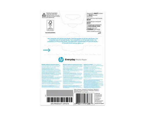 Papier photo HP Everyday, brillant, 200 g/m2, 10 x 15 cm (101 x 152 mm), 100 feuilles - visuel 7