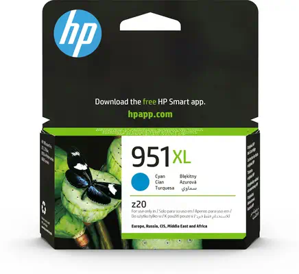 951XL cartouche d'encre cyan grande capacité authentique - HP - Cartouches d'encre - visuel 9