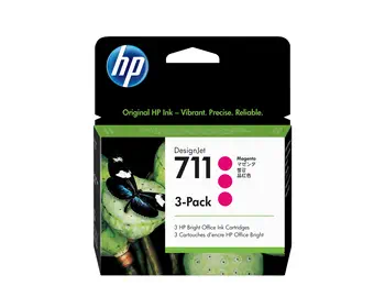 711 pack de 3 cartouches d'encre DesignJet magenta, 29 ml achat