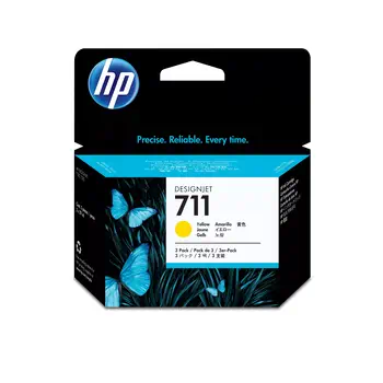 Achat HP 711 original Ink cartridge CZ136A yellow standard capacity au meilleur prix