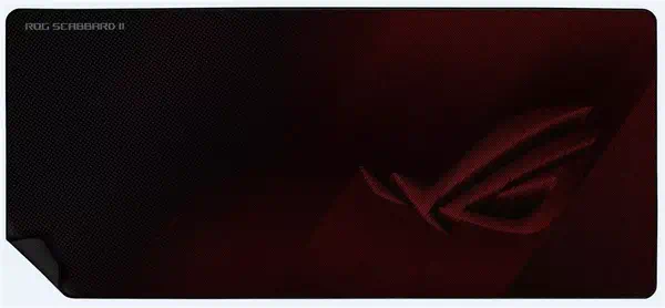 ASUS ROG Strix Scabbard II Tapis de souris de jeu Noir, Rouge - Asus - visuel 2