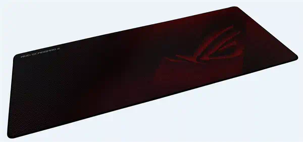 ASUS ROG Strix Scabbard II Tapis de souris de jeu Noir, Rouge - Asus - visuel 3