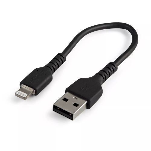 Achat StarTech.com Câble USB-A vers Lightning Noir Robuste 15cm - Câble de Charge/Synchronisation de Type A vers Lightning en Fibre Aramide - iPad/iPhone 12 - Certifié Apple MFi et autres produits de la marque StarTech.com