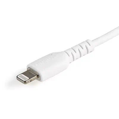 StarTech.com Câble USB vers Lightning de 50cm - Certifié Mfi - Adaptateur  USB Lightning Noir, Gaine durable en TPE - Cordon Chargeur Iphone/Lightning