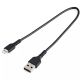 Achat StarTech.com Câble USB-A vers Lightning Noir Robuste 30cm sur hello RSE - visuel 1