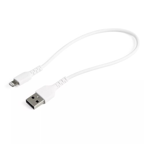 Achat StarTech.com Câble USB-A vers Lightning Blanc Robuste 30cm - Câble de Charge/Synchronisation de Type A vers Lightning en Fibre Aramide - iPad/iPhone 12 - Certifié Apple MFi et autres produits de la marque StarTech.com