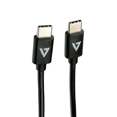 V7 V7USB2C-2M câble USB USB 2.0 USB C Noir - Câble USB - visuel 4