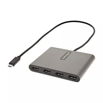 Vente StarTech.com Adaptateur USB C vers 4 HDMI - Carte Vidéo au meilleur prix