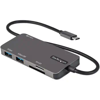 Vente Station d'accueil pour portable StarTech.com Adaptateur Multiport USB-C - USB Type C vers HDMI 4K, Alimentation 100W Passthrough, SD/MicroSD, Hub USB 3 Ports USB 3.0 - Mini Dock USB-C - Câble Intégré 30cm