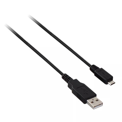 Revendeur officiel V7 Câble USB 2.0 A mâle vers Micro USB mâle, noir 1m 3.3ft
