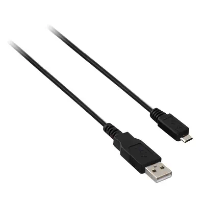 V7 Câble USB 2.0 A mâle vers Micro USB mâle, noir 1m 3.3ft - visuel 1