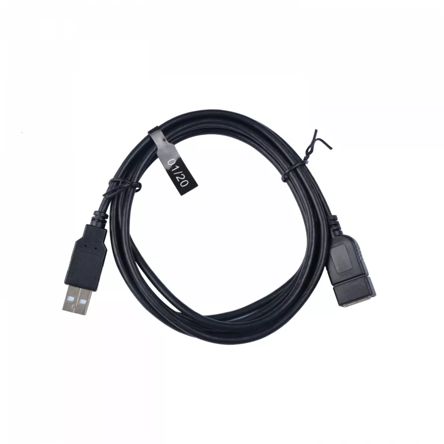 V7 Câble USB 2.0 A femelle vers USB 2.0 A mâle, noir 1m 3.3ft