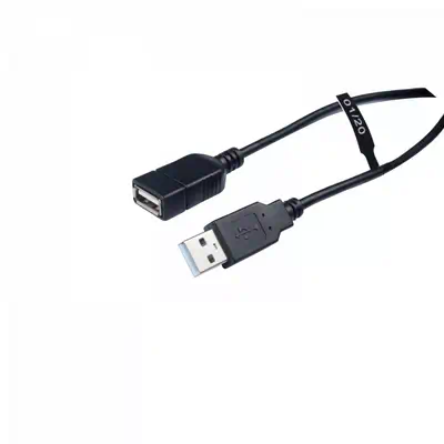 V7 Câble USB 2.0 A femelle vers USB 2.0 A mâle, noir 1m 3.3ft