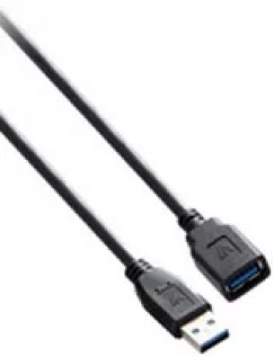 Vente Câble USB V7 Câble USB 3.0 A femelle vers USB 3.0 A mâle, noir 1.8m