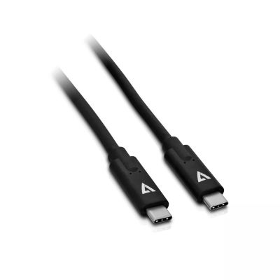 Achat V7 Câble USB-C mâle vers USB-C mâle, noir 2m 6.6ft au meilleur prix