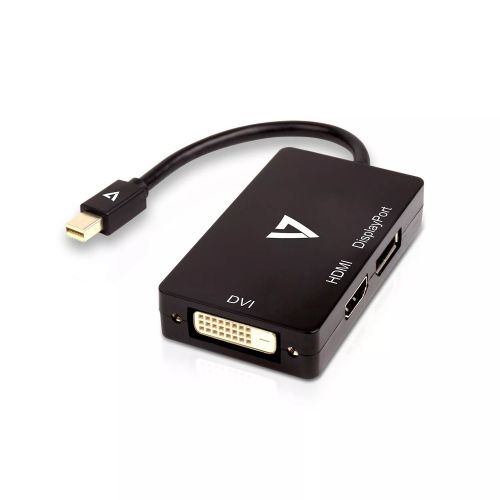 Vente V7 Adaptateur Mini DisplayPort (m) vers DisplayPort, HDMI ou DVI (f) au meilleur prix
