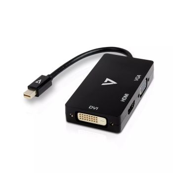 Revendeur officiel Câble HDMI V7 Adaptateur Mini DisplayPort (m) vers VGA, HDMI ou DVI (f
