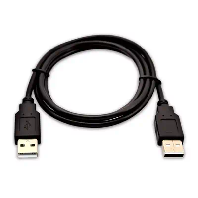 V7 USB A (mâle) vers USB A (mâle), 1 mètre (3,3 pieds) – Noir - Câble USB - visuel 1