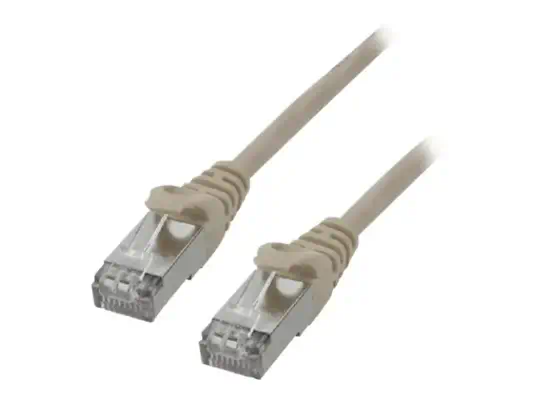 MCL Cordon de brassage RJ45 CAT 6 F/UTP - 10m Gris - Câble RJ et Fibre optique - visuel 1