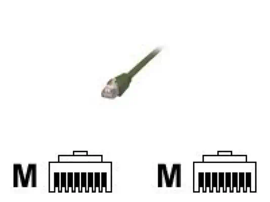MCL Cordon de brassage RJ45 CAT 5e U/UTP 5m Vert - Câble RJ et Fibre optique - visuel 1
